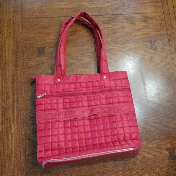 lug Bags Lug Red Quilted Tote Bag Poshmark
